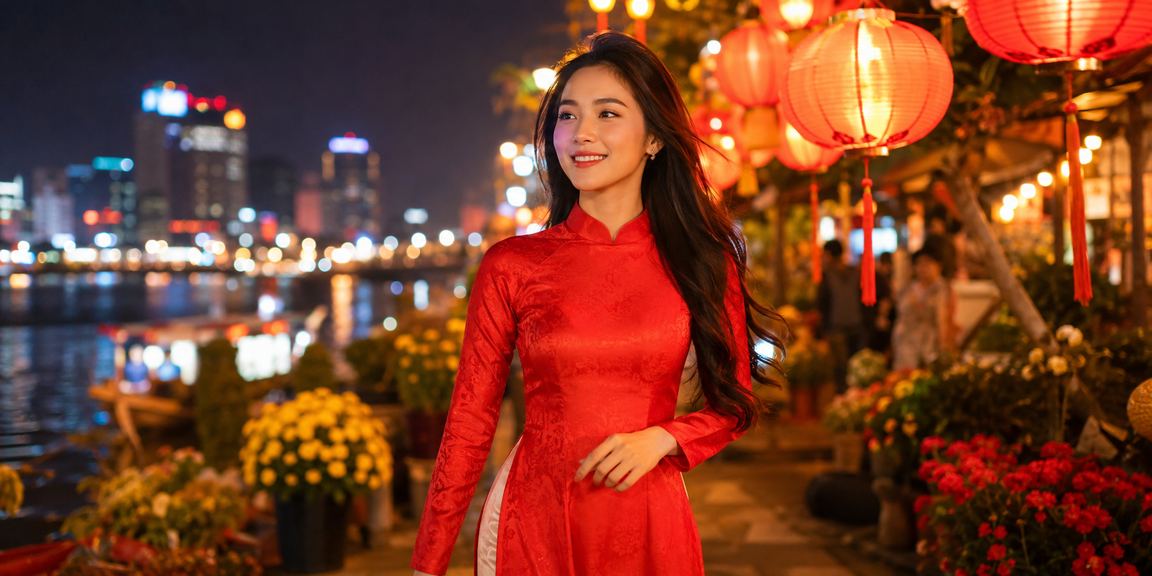 Không gian giải trí casino sang trọng tại Sài Gòn với người mặc áo dài truyền thống